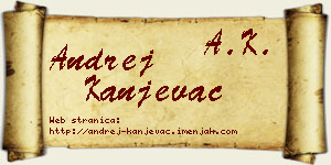 Andrej Kanjevac vizit kartica
